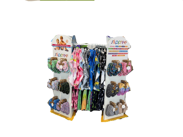 Bridge MDF Wood Stand ( holds 24 packs of shoes, 240 pairs & Accessories)