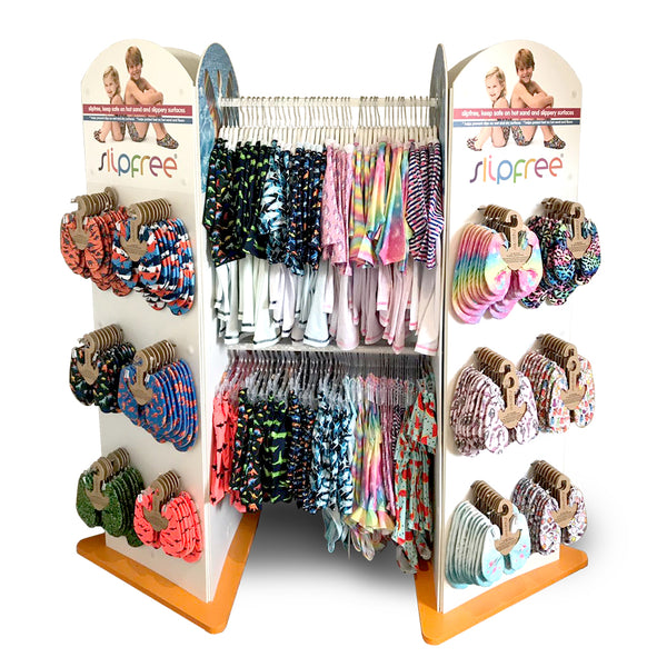 Bridge MDF Wood Stand ( holds 24 packs of shoes, 240 pairs & Accessories)
